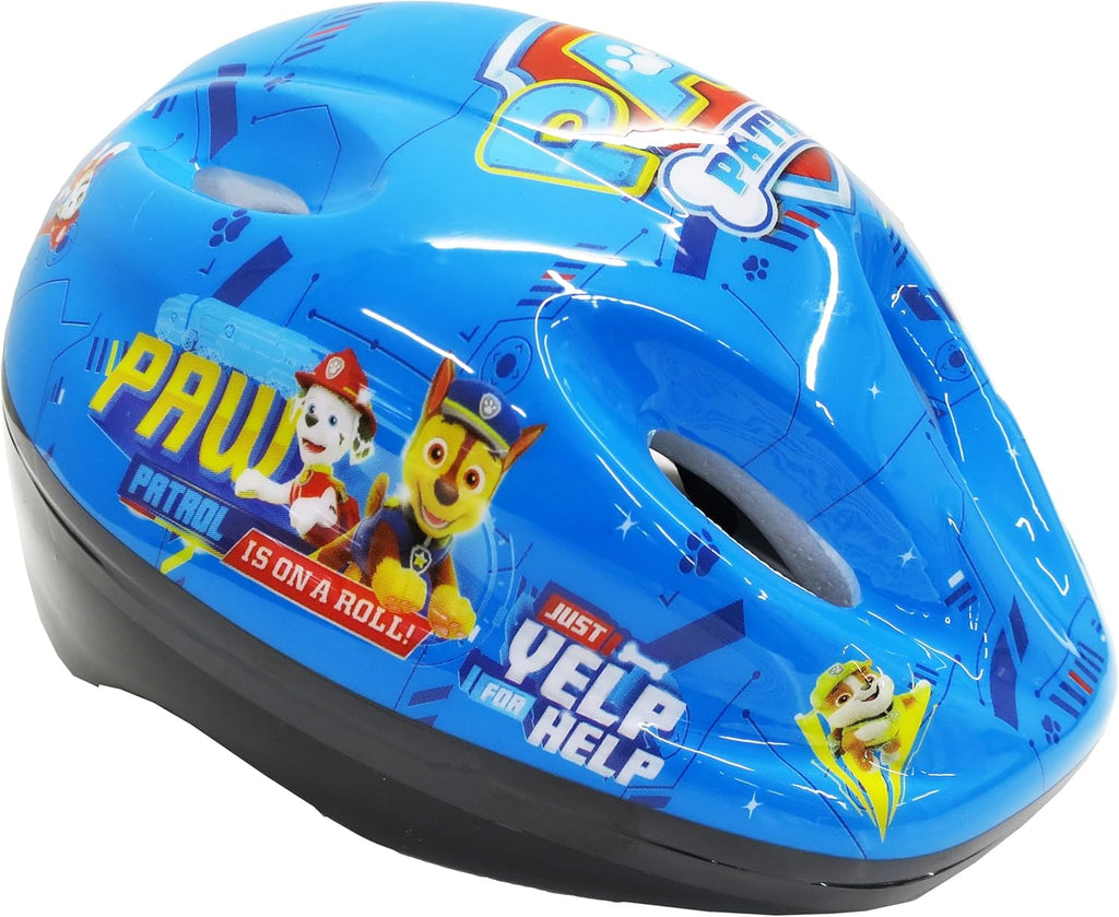 Vélo Enfant 16" Pat Patrouille équipé de 2 Freins, Bidon/Porte Bidon Garde Boues, Plaque Avant, stabilisateurs Amovibles + Casque Pat Patrouille Inclus !