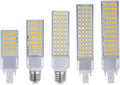 RZL Éclairage, Lot de 20 ampoules LED, AC85V-265V 5W/7W/10W/11W/13W E27/G24, ampoule à culot horizontal(Cold White,G24 13W)