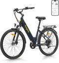 Eleglide T2 Vélo Électrique Adulte 100KM, Moteur 250W, Freins Hydrauliques, Batterie 486Wh, E-Bike Urbain pour Homme Femme, 27.5" Vélo de Ville,VTC
