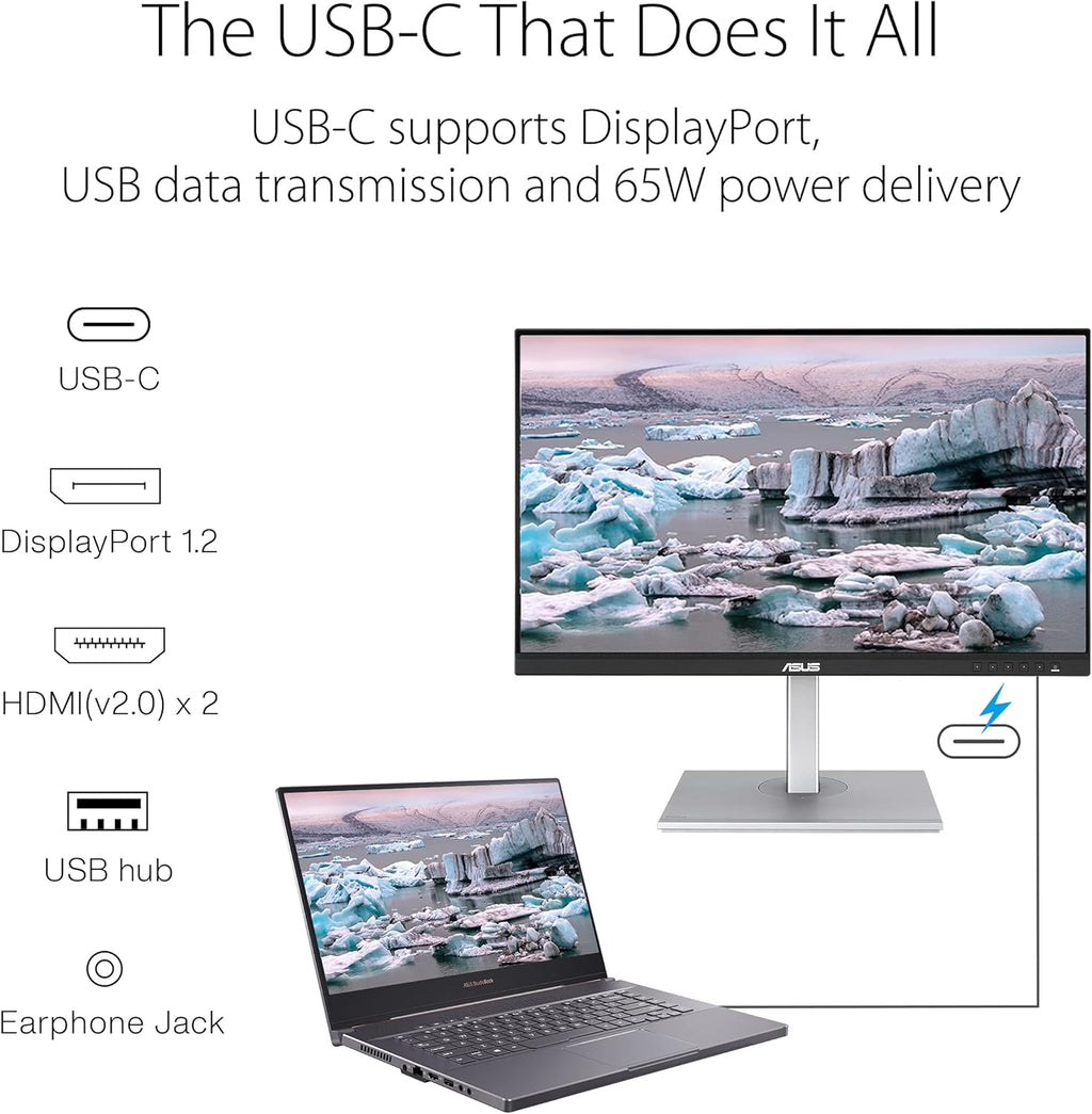 PA279CV, Noir / Aluminium brossé, 27" 4K USB-C