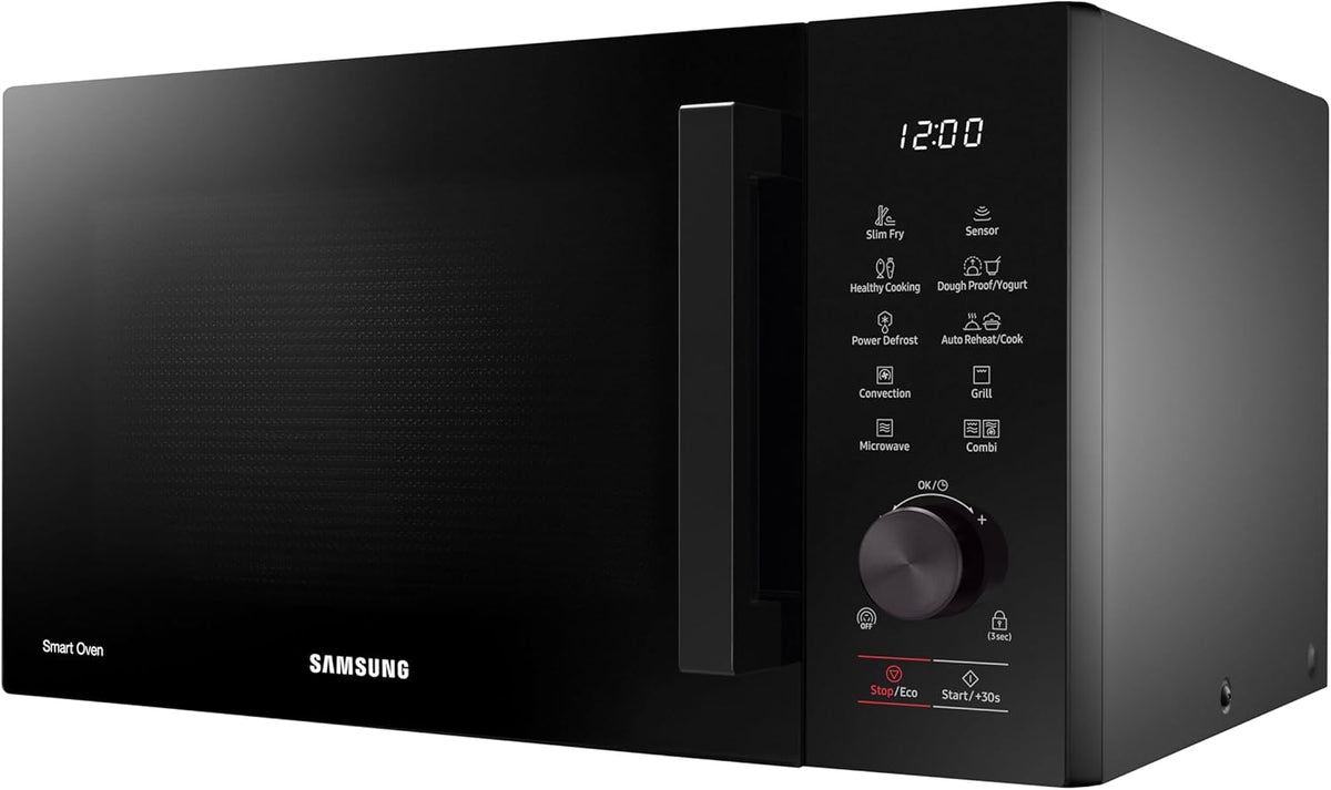 MC28A5137KK/E1 Micro-ondes combiné avec grill et air chaud, 900 W, 28 l, AirFry, Power Defrost, intérieur en céramique émaillée résistant aux rayures, noir