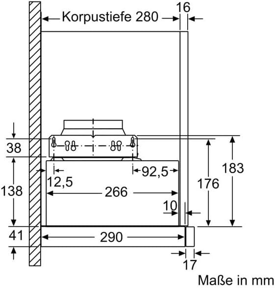 Bosch DFM064W54 Hotte télescopique Série 2, 1 moteur, 3 vitesses d'aspiration Eclairage LED, 60 cm, Silver