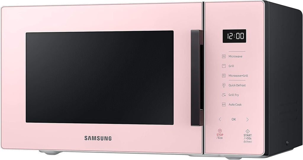 MG23T5018CP Four à micro-ondes, 23 L, 1100 W, Air Fry, avec plateau doreur, verre design, poudre