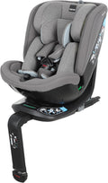 Inglesina Halley Pro, Noir, Siège Auto Pivotant 360° ISOFIX, de 0 à 12 Ans (40-150 cm), Inclinable et Respirant, Homologué ECE R129/03