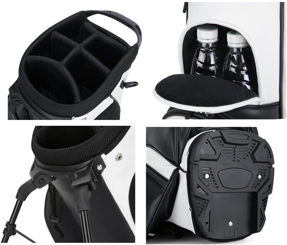GVNFJKJK Sac deléger, Sac defor Hommes et Sac léger, avec Support, séparateur à 5 Voies, Pratique Accessible Grey