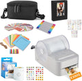 Sprocket Panorama Imprimante Photo et étiquettes Couleur Portable instantanée (Gris) Coffret Cadeau avec étui, Rouleau Zink, Album Photo, marqueurs, Autocollants et Cadres