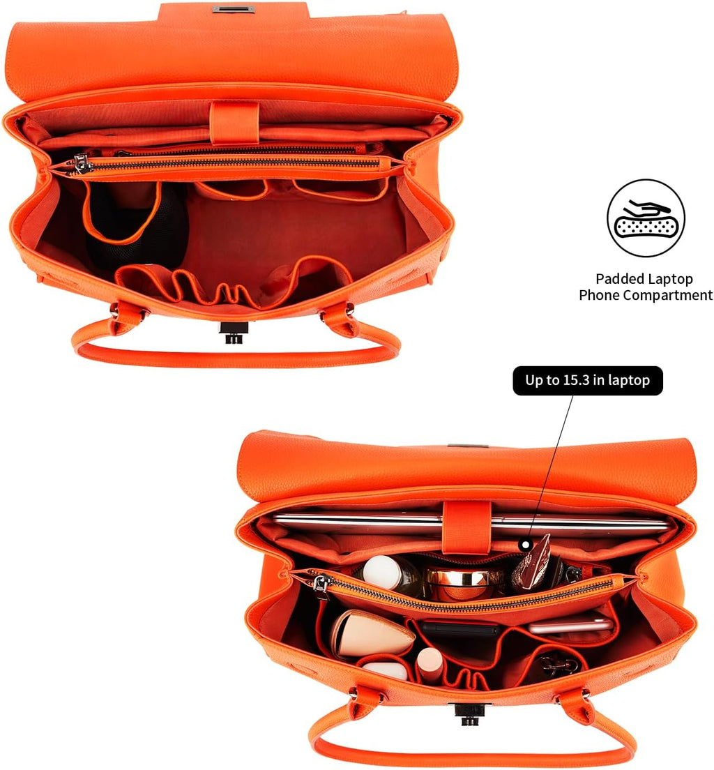 VICTORIA HYDE Sac à main élégant pour femme - Grand sac à bandoulière - Sac à main pour ordinateur portable - Porte-documents - Sac à main de