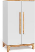 VitaliSpa Armoire pour Enfants Malia, Blanc/Artisan, 70x120cm