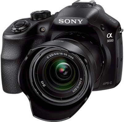 A3000 ILCE-3000KB.CE Kit Reflex Numérique 3" (7,62 cm) 20 Mpix USB/HDMI + Objectif 18-55 mm Noir