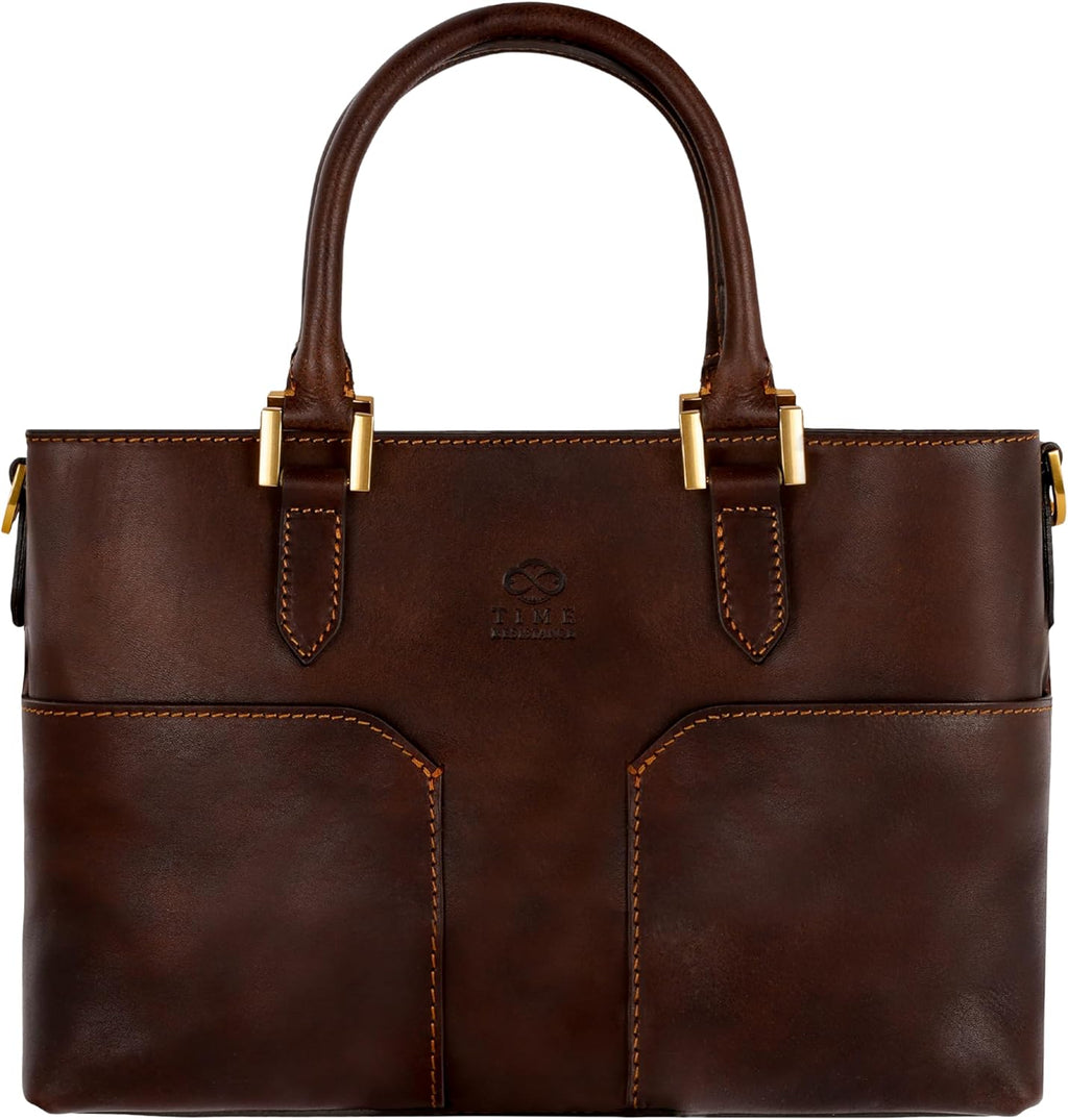 Time Resistance Tote bag en cuir pour femme - Sac à main moderne - Tote bag cuir