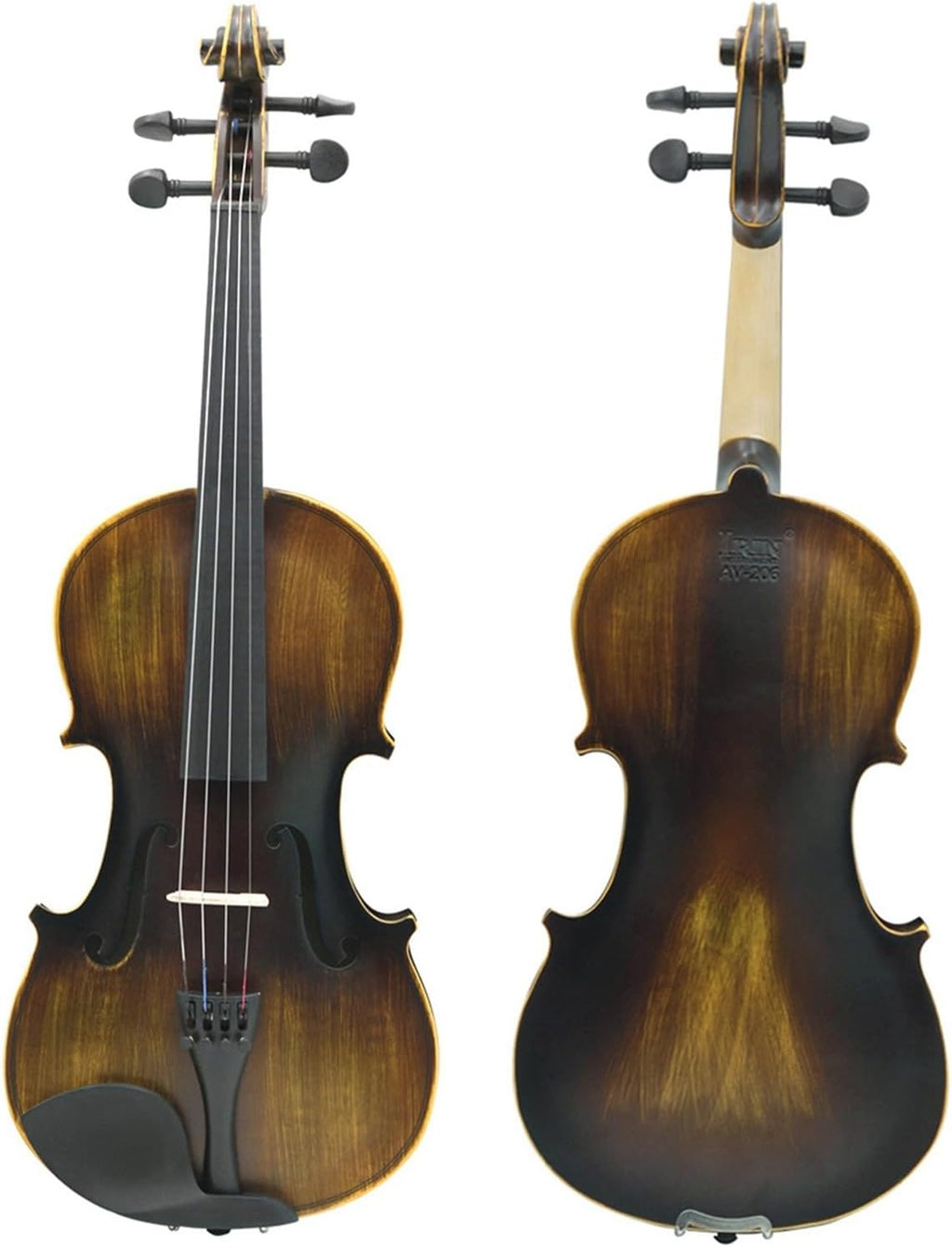 Violon En Bois Massif 4/4 Pour Débutant Et Adulte Instrument De Pratique De Jeu Mat