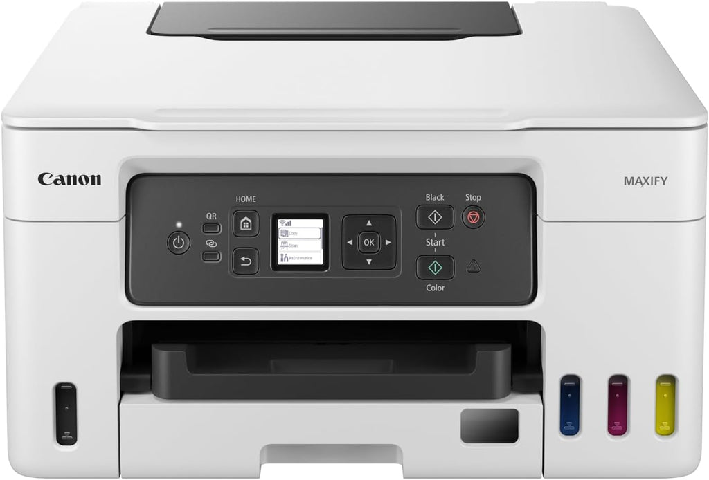 Canon MAXIFY GX3050 imprimante 3-en-1 bureautique - Jet d'encre à réservoir Rechargeable, Blanc