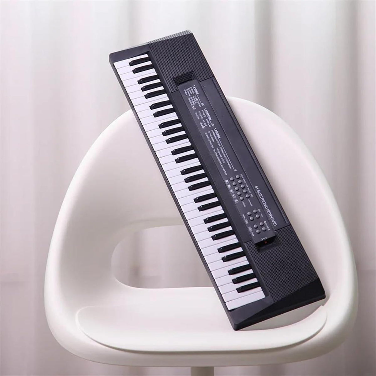 clavier électronique piano Clavier Électronique 61 Touches Piano Clavier De Musique Numérique Portable Avec Microphone Cadeau Musical Facile À Apprendre