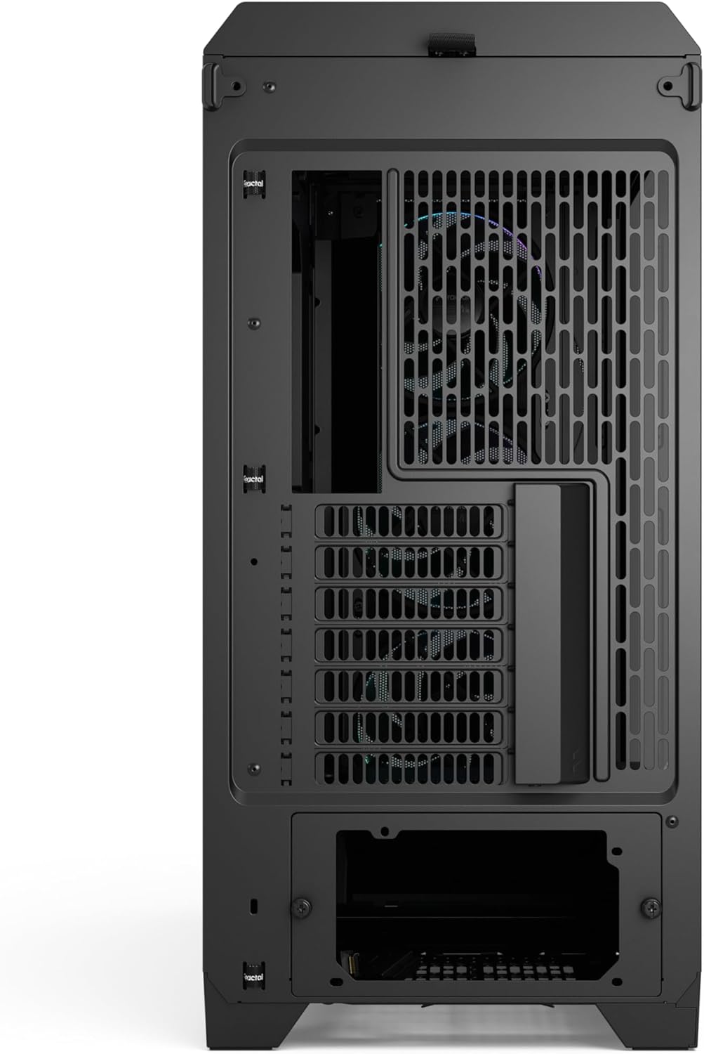 Fractal Design Meshify 3 XL Black RGB - Grand boîtier PC Gaming avec Verre trempé et Ventilation élevée, intérieur spacieux, 3 Ventilateurs ARGB, Support E-ATX, GPU 512mm