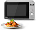 Panasonic NN-SD36QSEPG 29L Four à Micro-Ondes Solo en acier inoxydable, 1000W, Décongélation Automatique, 11 Programmes Automatiques, Molette