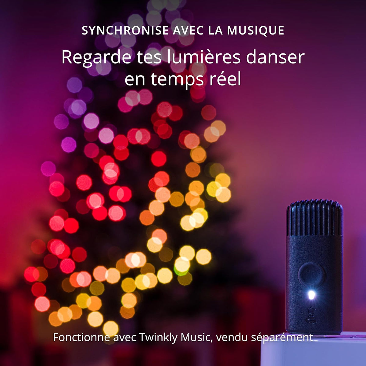 Twinkly - Strings HD - Guirlandes de Noël LED contrôlées par application avec 700 LED RVB 16 millions de couleurs plus blanc chaud, 38,5 mètres, Câble vert