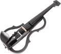 Dilwe Violon Électrique 4/4, Fibre de Carbone, Érable, 4 Cordes, Silencieux, Polyvalent, Réglable, Mute
