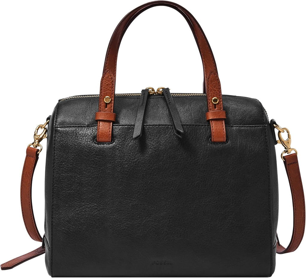Fossil Women's Rachel Satchel Handbag Leather Shoulder Bag