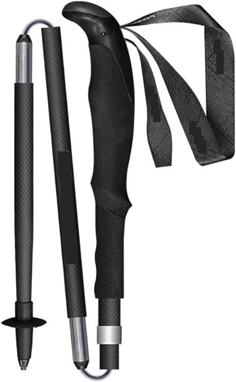 Bâton de randonnée Pliable et Portable, bâton de Marche télescopique réglable pour la randonnée