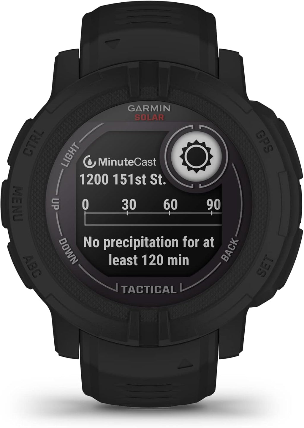 Instinct 2, Solar Tactical Edition Noire - Montre GPS solaire robuste et connectée - Boîtier 45 mm (Reconditionné)