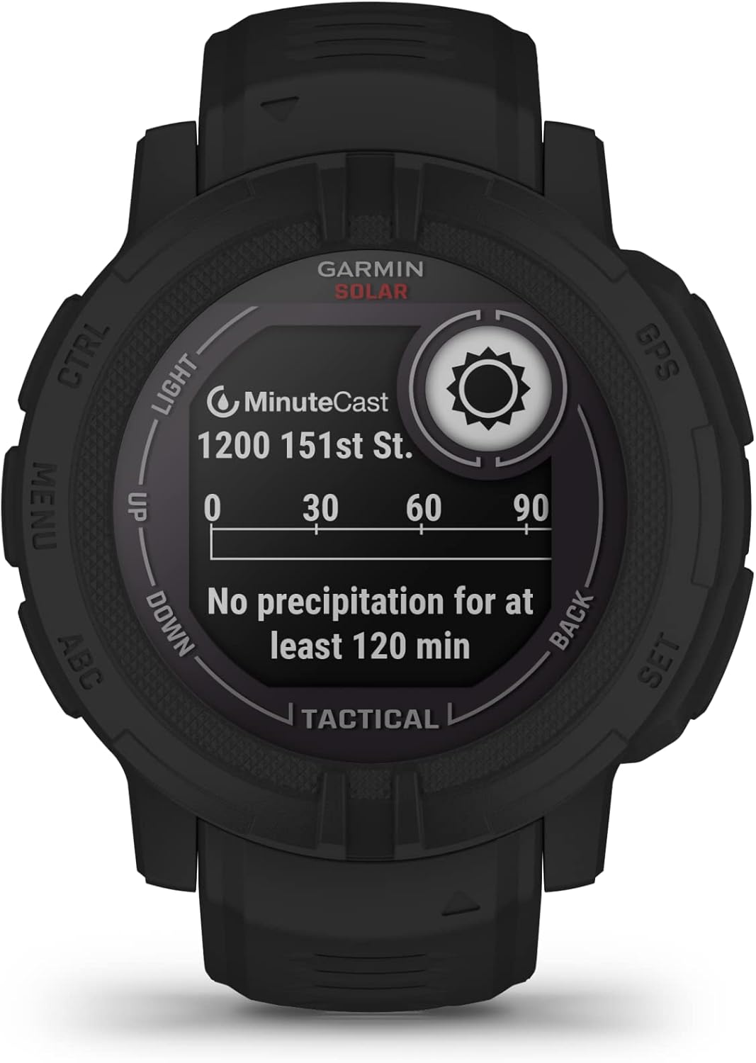Instinct 2, Solar Tactical Edition Noire - Montre GPS solaire robuste et connectée - Boîtier 45 mm (Reconditionné)