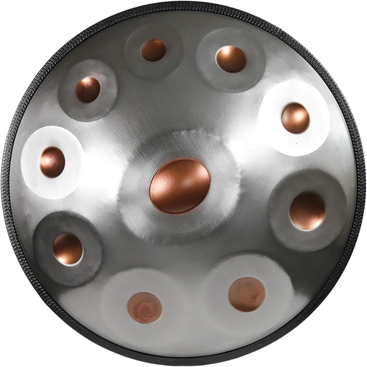 Handpan Drum Tambour à main 432/440hz, 14/12/10/9 notes, instrument de méditation 22 pouces, tambour langue, cadeau yoga, nitruration, en acier inoxydable(440hz 9notes)