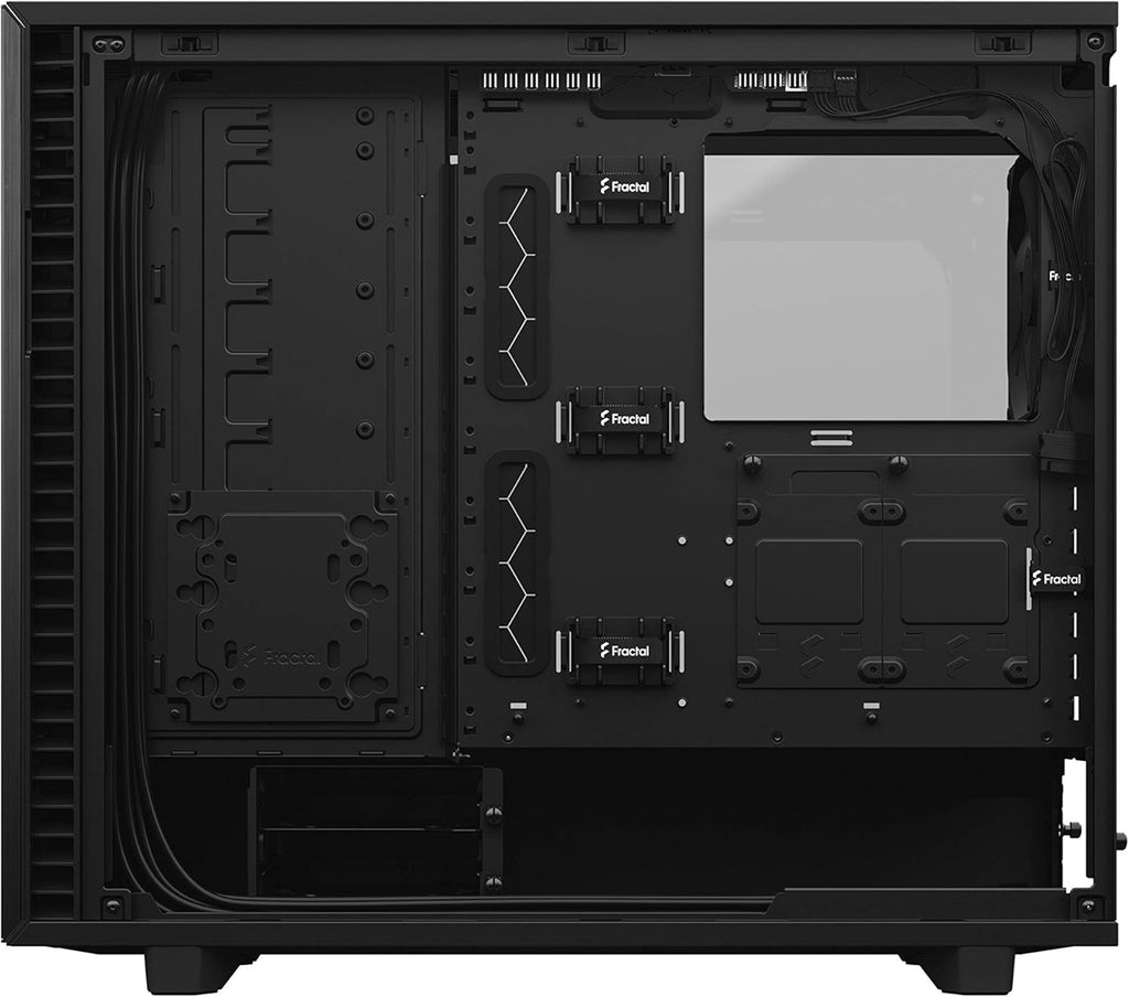 Fractal Design Define 7 Black Brushed Aluminum/Steel E-ATX Silent Modular Dark Tempered Glass Window Mid Tower Computer Case
