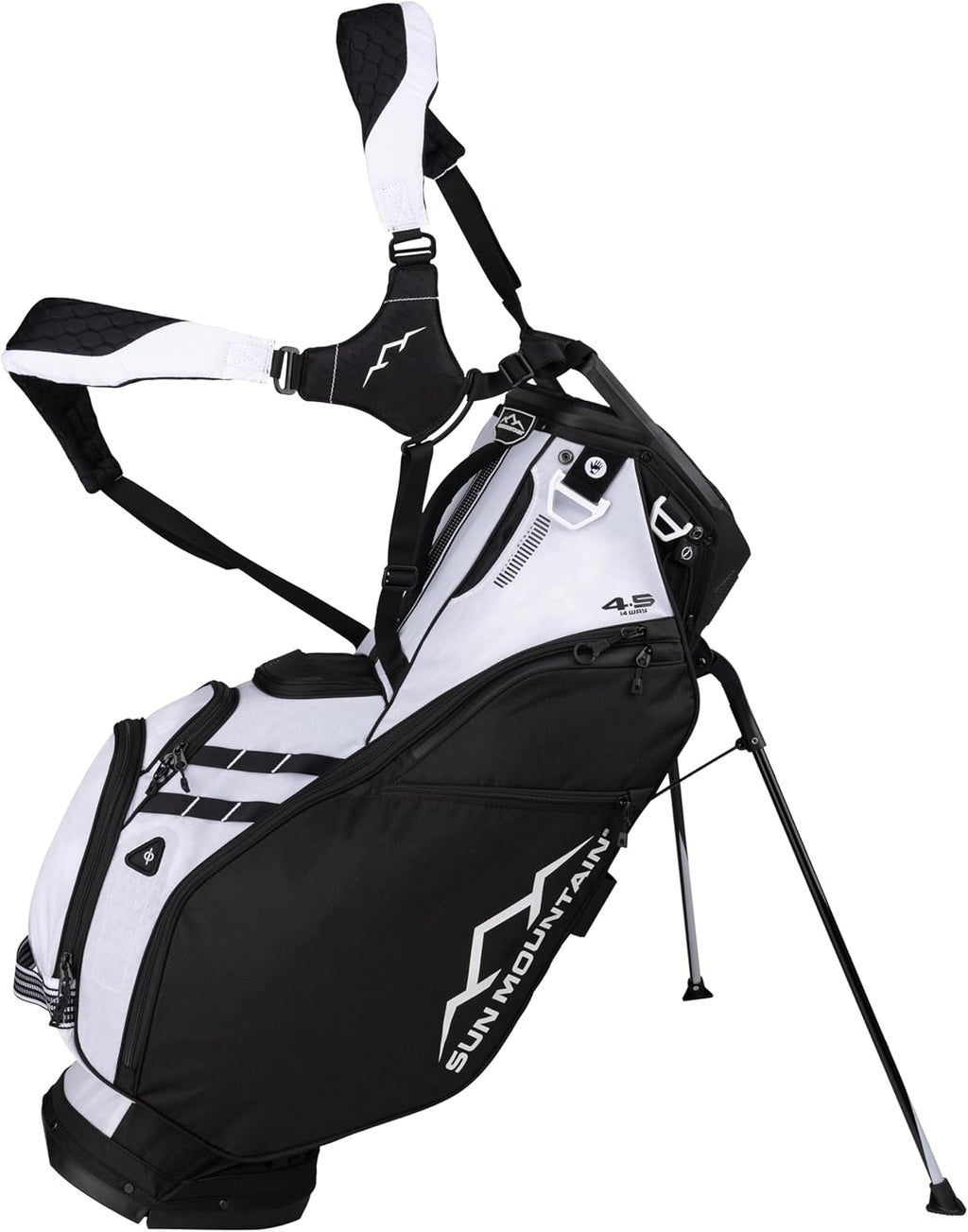 Sun Mountain Sac VLO 2025 4,5 LS 14 voies - Organisation Prime avec notre sac deà 14 voies - Sac léger pour club deavec poches sur toute la longueur et sangles réglables pour un transport