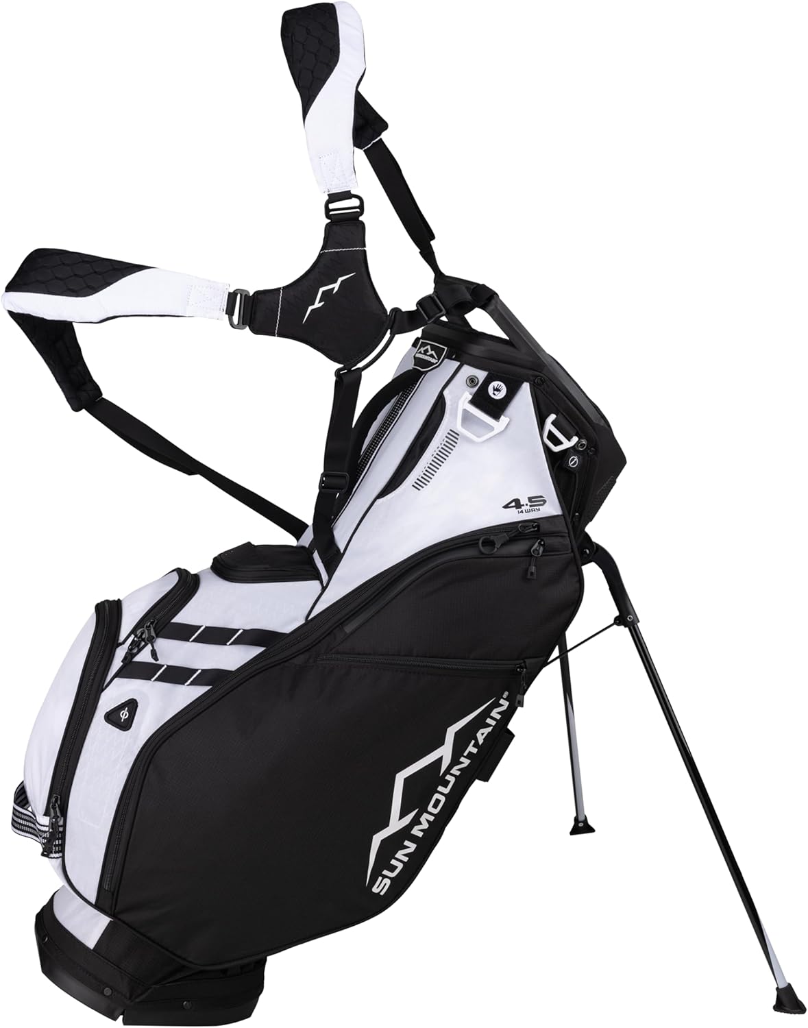 Sun Mountain Sac VLO 2025 4,5 LS 14 voies - Organisation Prime avec notre sac deà 14 voies - Sac léger pour club deavec poches sur toute la longueur et sangles réglables pour un transport