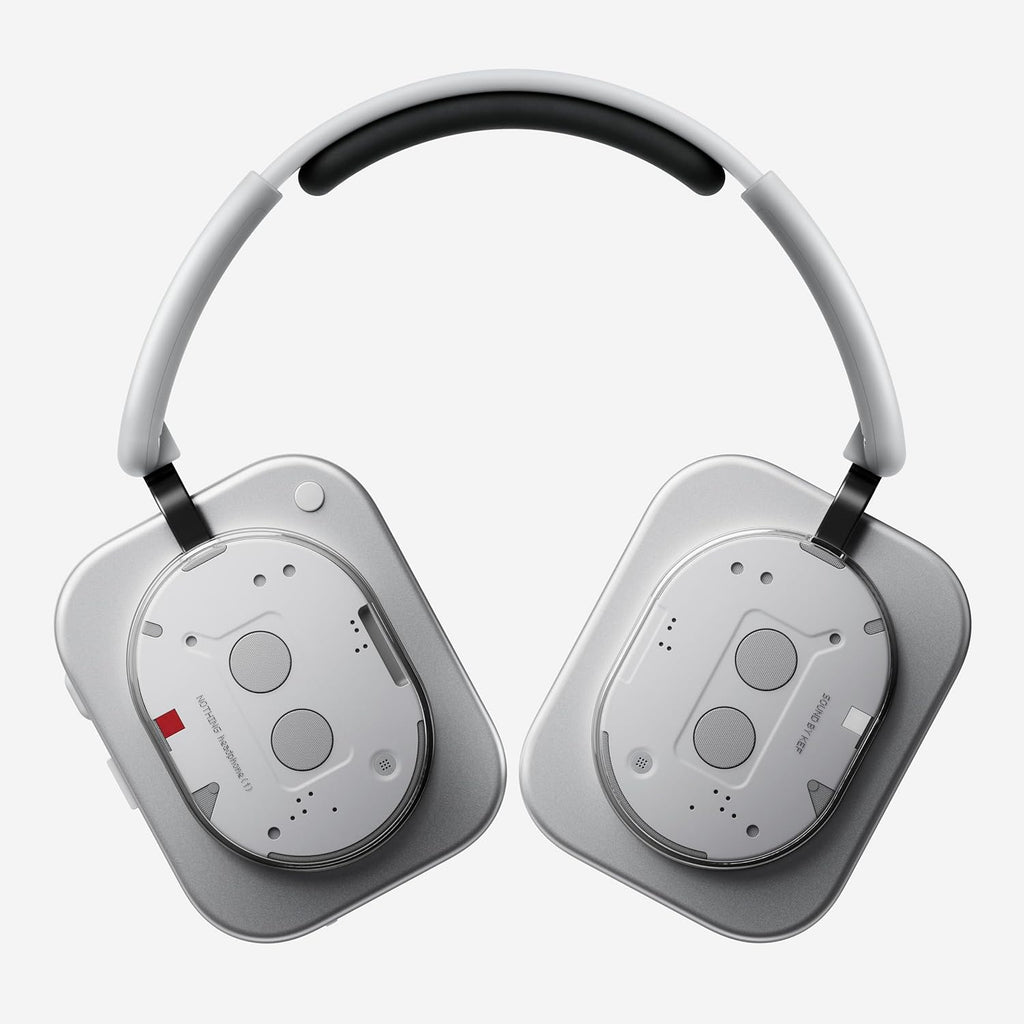 Nothing Headphone (1) Casque Circum-Aural sans Fil avec Réduction Active du Bruit, 80h Autonomie, Hi-Res, Audio Spatial, Résistant à l’Eau – Blanc