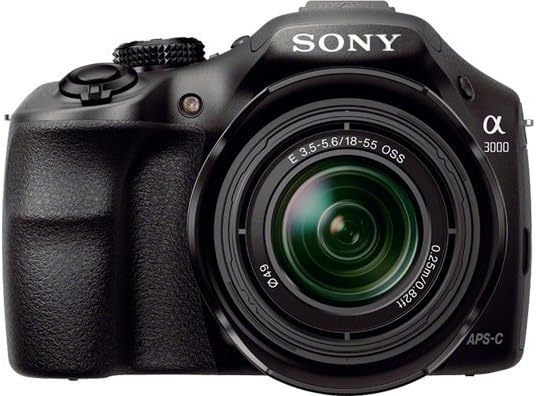 A3000 ILCE-3000KB.CE Kit Reflex Numérique 3" (7,62 cm) 20 Mpix USB/HDMI + Objectif 18-55 mm Noir
