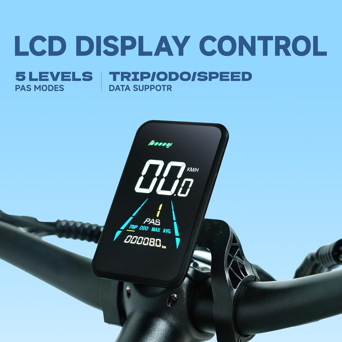 Lohang Vélo électrique pour Adultes, VTT 26 Pouces, Batterie 52 V 19/21 Ah, autonomie jusqu'à 40-90 km, Moteur Unique/Double, Double amortisseurs, 7 Vitesses, vélo électrique de Plage et de Neige