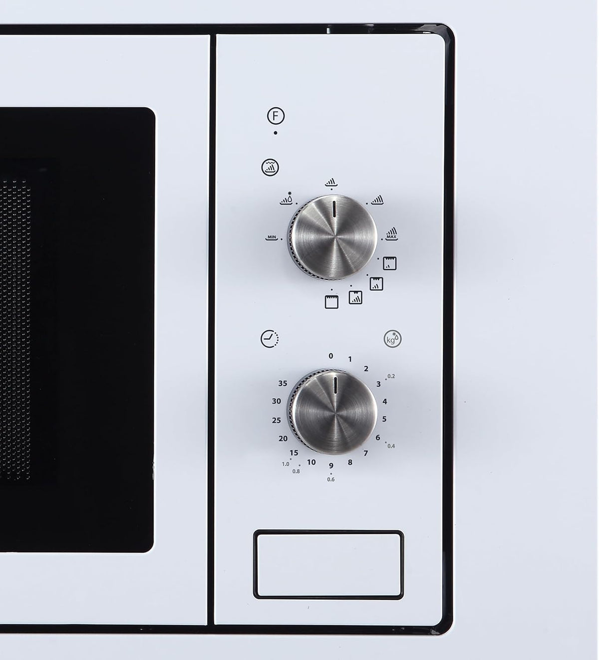 CATA - MMA 20 WH - Micro-ondes encastrable - Blanc - Intérieur en acier inoxydable - Installation dans un meuble haut - 5 niveaux de puissance - Gril de 1000 W - Avec minuterie - 20 L - Largeur 60 cm