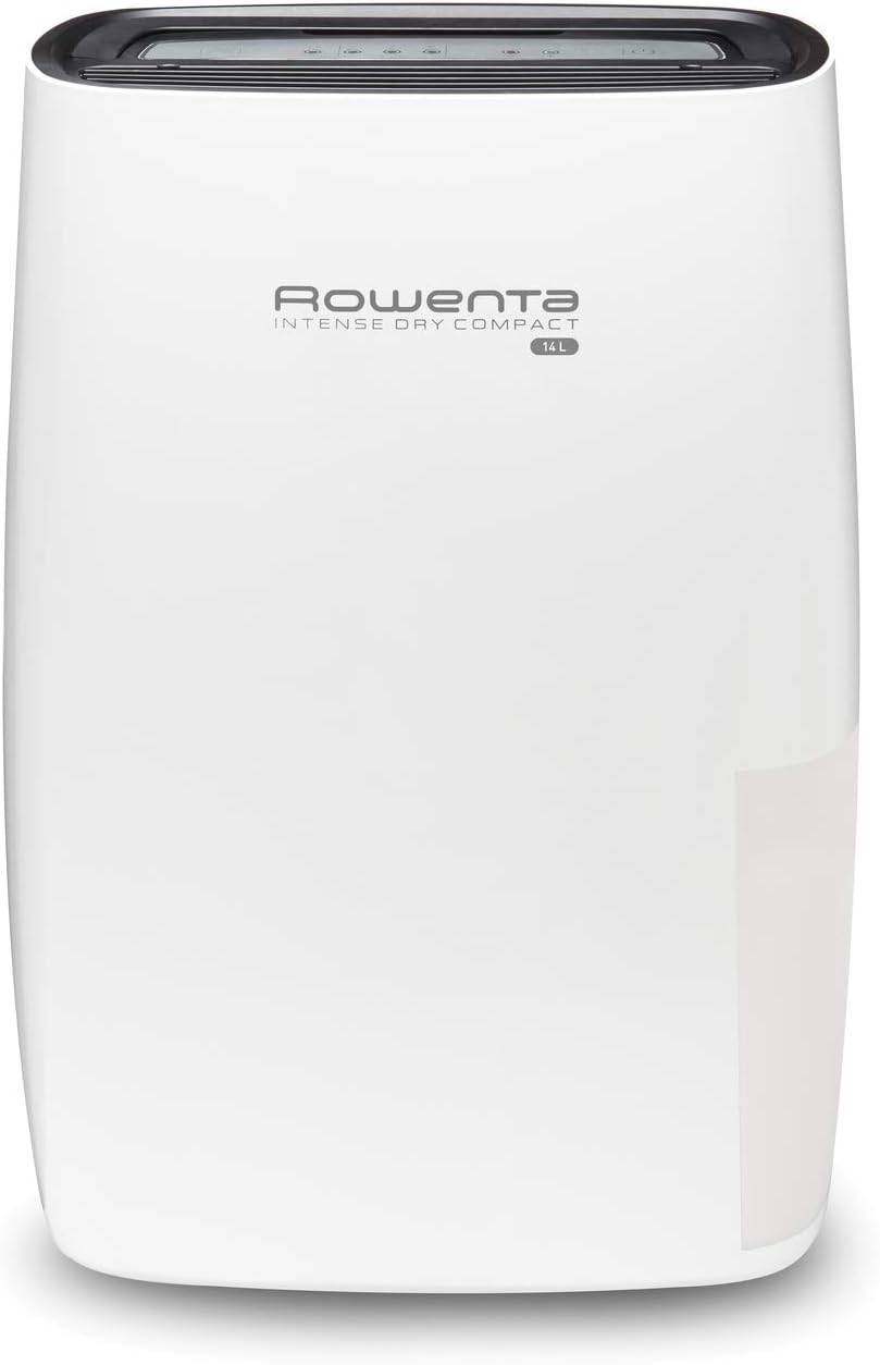 Rowenta Intense Dry Compact DH4224 Déshumidificateur 14L 3 programmes Fonction Linen Dry Filtre compact silencieux