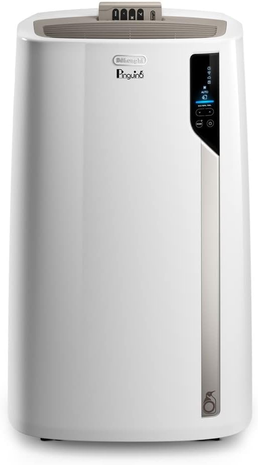 De'Longhi Pinguino PAC EL110 ERF Climatiseur mobile, fonction déshumidificateur, Classe énergétique A, Compatible Alexa et Google Assistant, Wifi