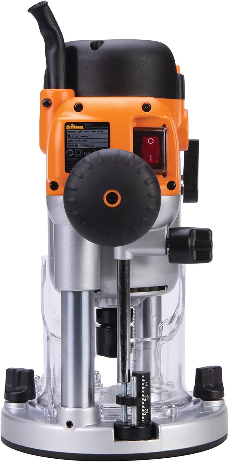 Triton 330165/TRA001 Défonceuse de précision bi-mode 2400 W