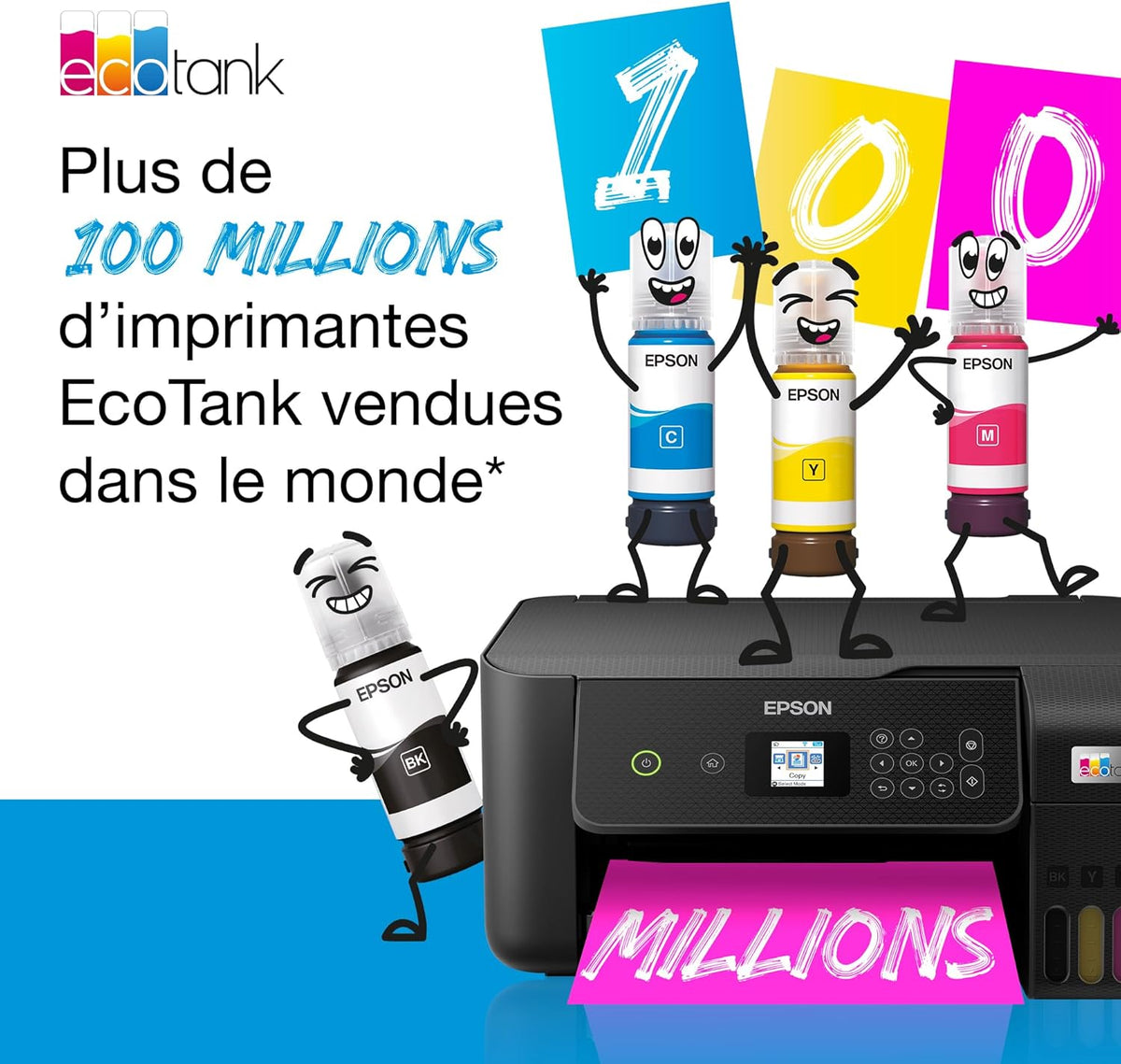 Imprimante multifonction A4 EcoTank ET-5150 avec réservoir d’encre et Wi-Fi