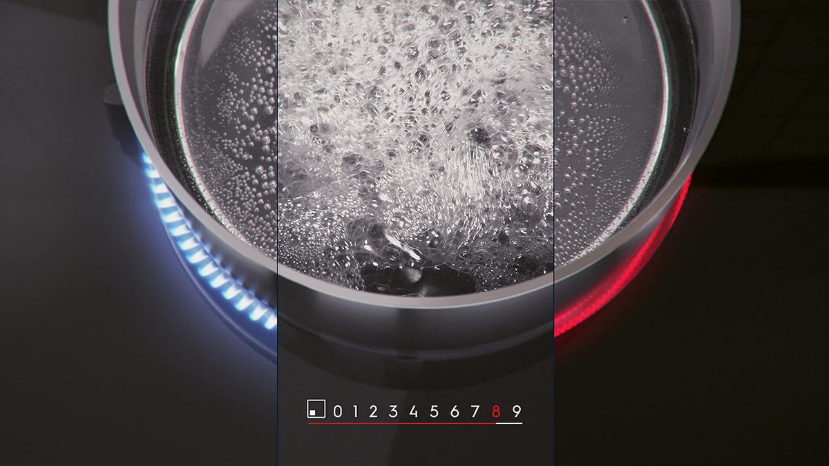 Electrolux LIL83443 Bridge 80 cm, technologie Hob2Hood et zones de cuisson flexibles, 780 x 520 mm, noir