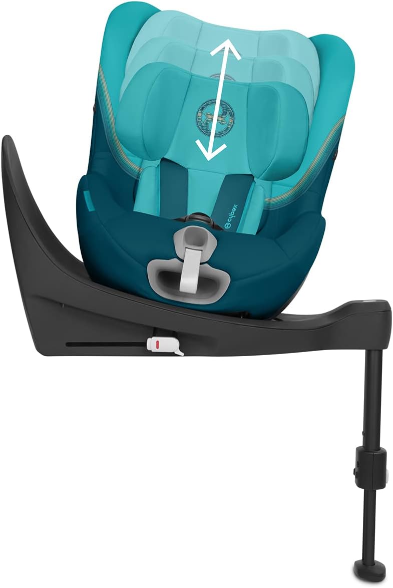 Cybex Gold Siège Auto Enfant Sirona S2 i-Size, De 3 mois à 4 ans environ, Max. 18 kg, Compatible avec SensorSafe, River Blue