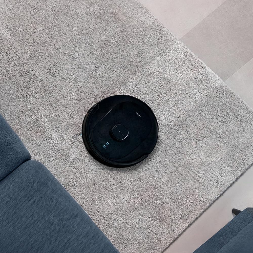 Cecotec Robot Aspirateur et Laveur de Sols avec Base AutoVidange Conga 9590 Spin Revolution Ultra Power Home. Navigation Laser, 10000Pa, App, Autonomie 240min, Brosse Spéciale Animaux, Mopas Rotatives