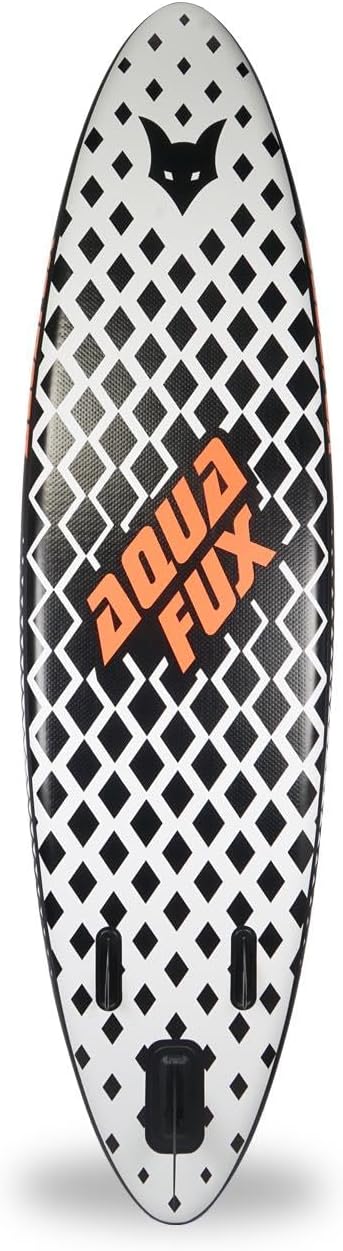 Fuxtec Kit de Planche de Sup Gonflable - Planche de Stand up Paddle 320 x 81 x 15 cm avec 3 ailerons - Planche de Tourisme Charge jusqu'à 150 kg - Sac de Rangement Inclus