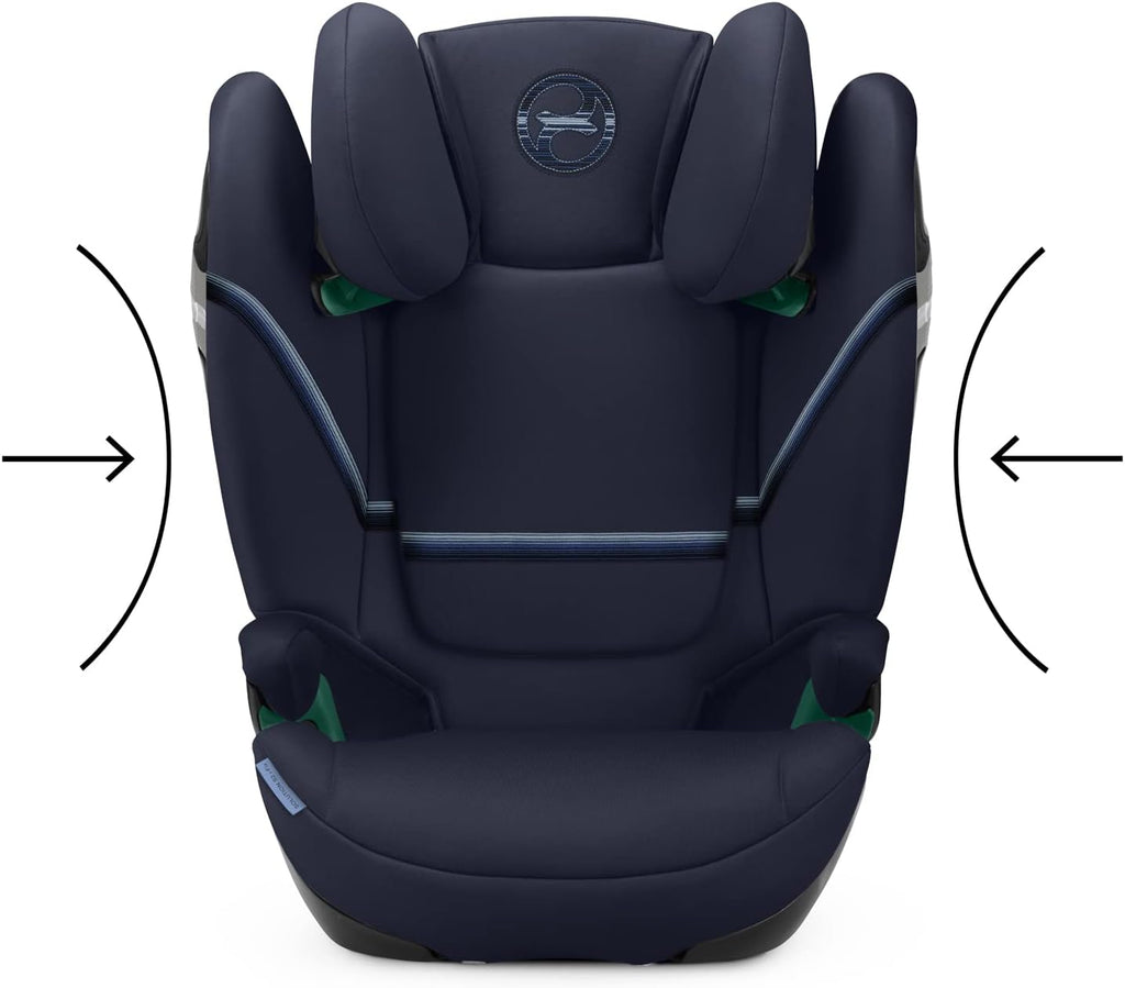 CYBEX Gold Siège Auto Solution S2 i-Fix, Pour les Voitures Avec et Sans ISOFIX, 100 - 150 cm, De 3 à 12 ans Environ (15 - 50 Kg), Ocean Blue