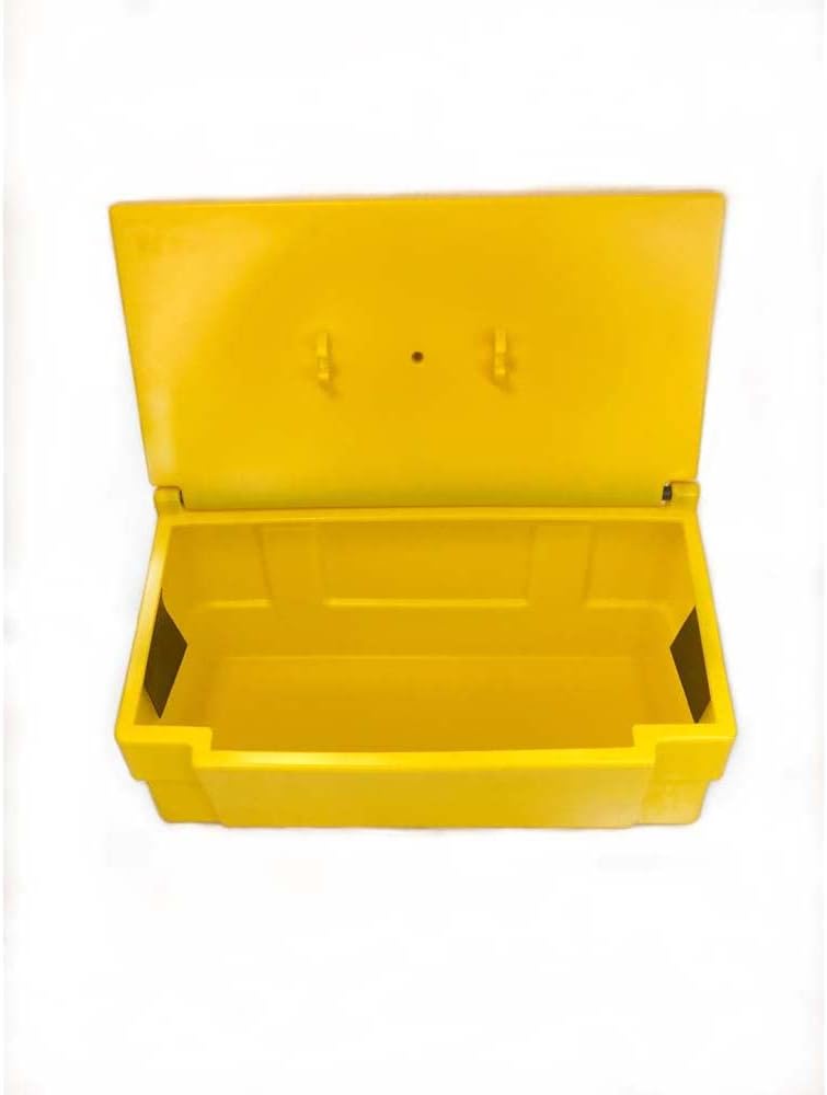 Coffre de rangement multiusage intérieur/extérieur 100L - Couleur : jaune - Fabrication française