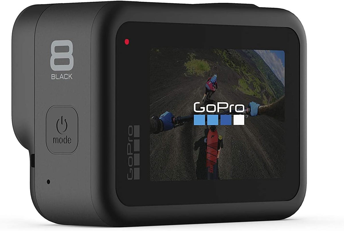 GoPro HERO8 Caméra Numérique Embarquée Étanche avec Écran Tactile, Vidéo HD 4K, Photos 12 MP, Diffusion en Direct et Stabilisation Intégrée