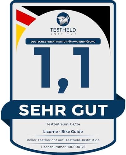 Licorne Bike Guide Vélo VTT haut de gamme pour filles, garçons, hommes et femmes Vélo avec dérailleur Shimano 21 vitesses