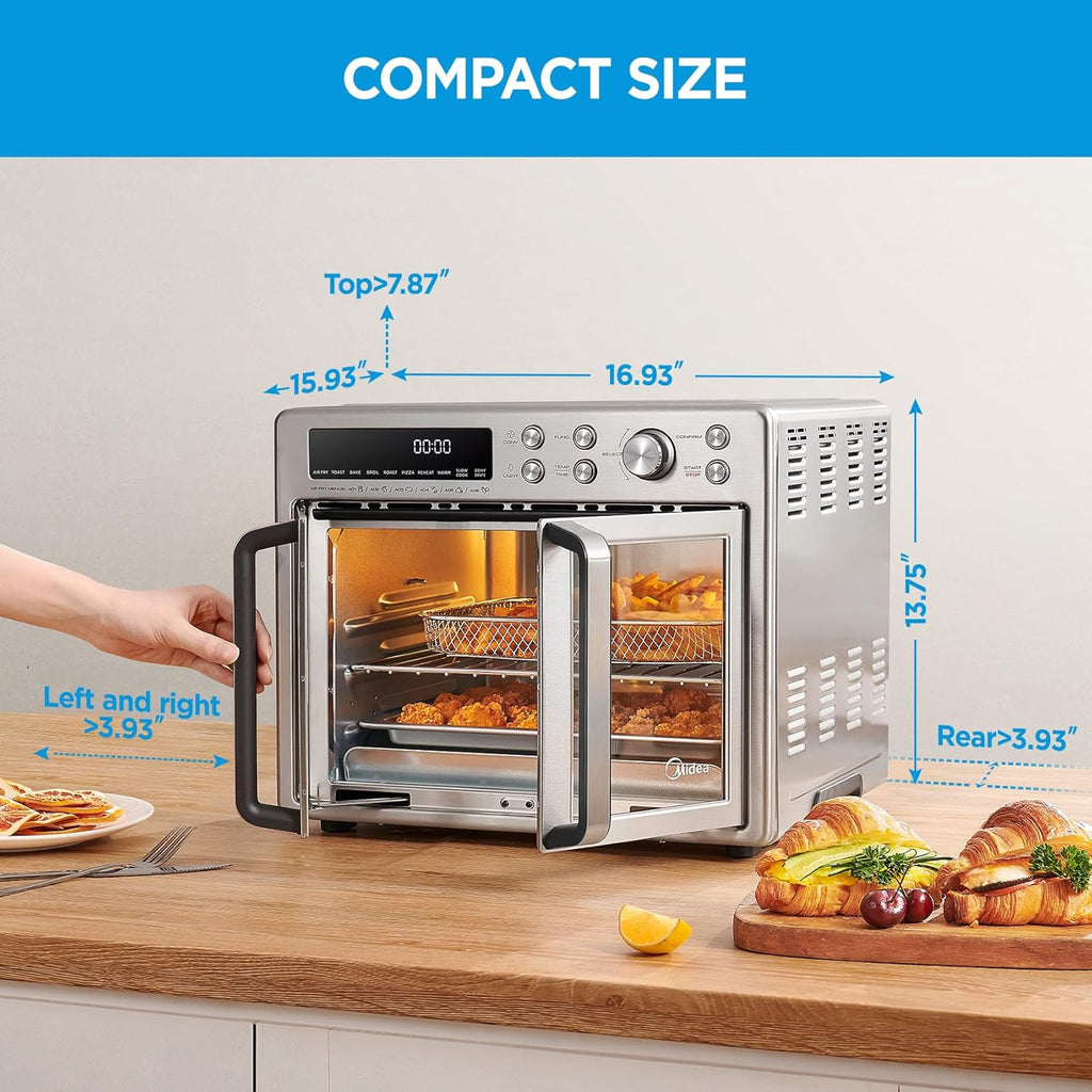 Midea Four grille-pain à porte française 26.4 litres Air fryer