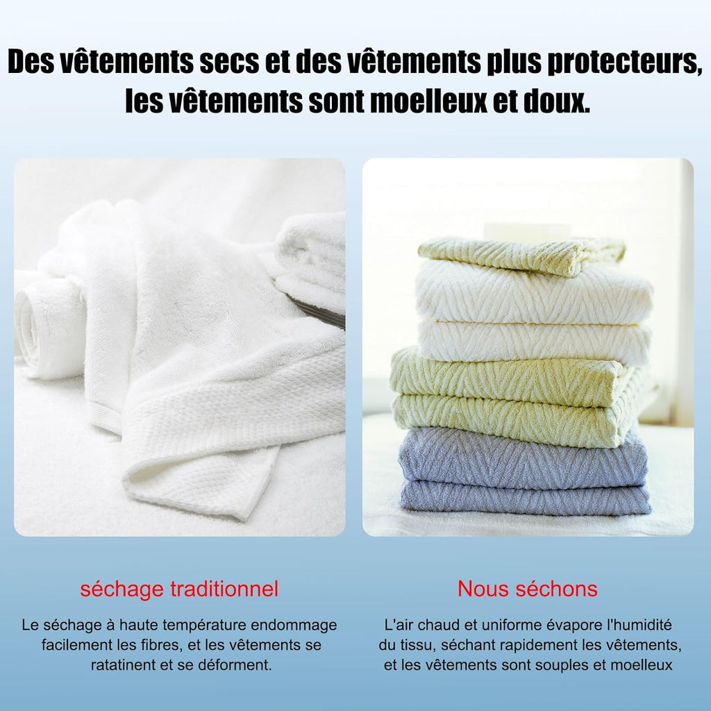 LEADZM sèche-linge pompe a chaleur 1000W 3KG,sèche linge portable pour appartements, maison, dortoir,49 x 43 x 61 cm