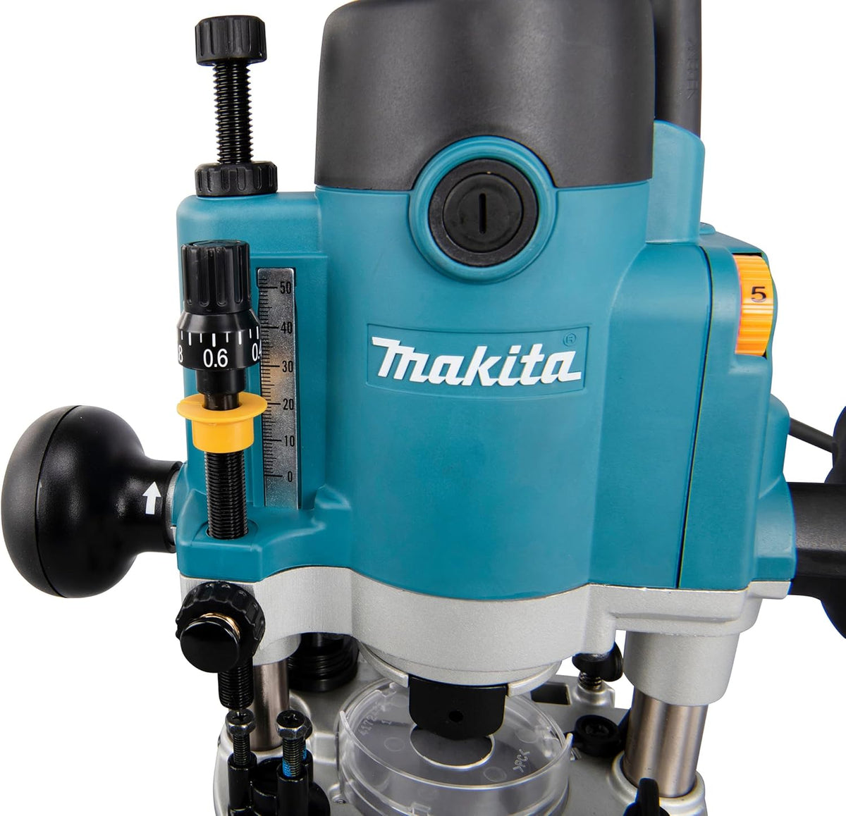 RP1111CJFA Défonceuse 1100 W avec kit de 12 fraises D-53556 en coffret Makpac Bleu