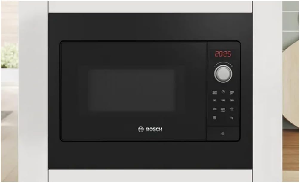 Bosch BFL523MB3F, Série 2, Micro-ondes, Encastrable, Noir