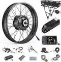BAFANG 48V 1000W Kit De Conversion Vélo Électrique G062 20-26 Pouces Fat Tire 20x4.0 avec Affichage Optionnel Et 48V Batterie, Kit de Conversion E-Bike